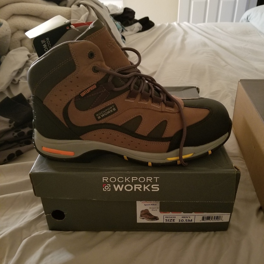 Rockport Steel Toe Work Boots